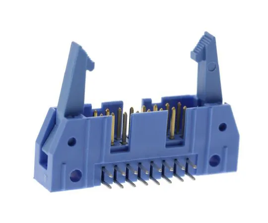 63-6654-64 Substrate Header 16 poles 2 rows right angle wire to substrate 2.54 mm amplifier latch 2-5499141-3