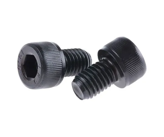 63-6696-86 RS PRO M8 x 12mm Hex Socket Cap Screw Black, Self-Colour Steel 529-696