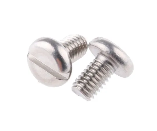 63-6576-07 RS PRO, M6 Pan Head, 10mm Stainless Steel Slot A4 316 Plain 189-507