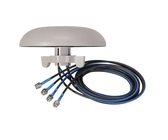 63-7027-06 1399.59.0005 Huber & Suhner - Dome 4G (LTE), WiFi (Dual Band) Antenna, Through Hole/Bolted Mount, (2300 → 2500 1399.59.0005