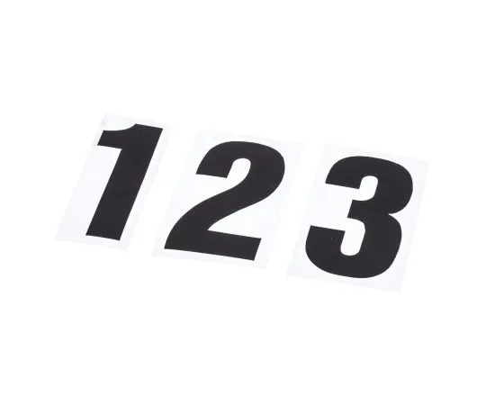 63-6690-24 RS PRO Black Numeric Label, 50mm 514-846