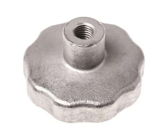 63-6667-64 RS PRO Silver Multiple Lobes Clamping Knob, M10 478-977