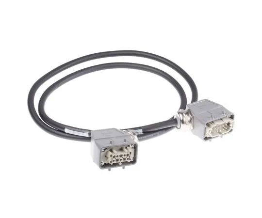 63-6848-57 Heavy-duty Power Connectors Han E-Series Male to Female 10 Pole 7 A 600 V 20871466002200