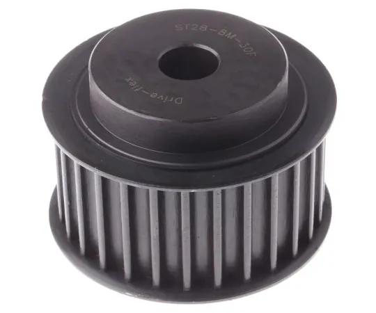 63-6573-49 RS PRO Timing Belt Pulley, Steel 30mm Belt Width x 8mm Pitch, 28 Tooth 183-647