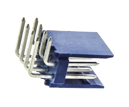 63-6698-49 Header-amplifier module for connecting boards 8 poles 2.54 mm 2 rows right angle 281742-4
