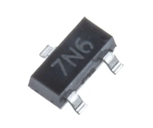 63-7348-45 ZXMN6A07FTA N-Channel MOSFET, 1.2 A, 60 V, 3-Pin SOT-23 Diodes Inc ZXMN6A07FTA