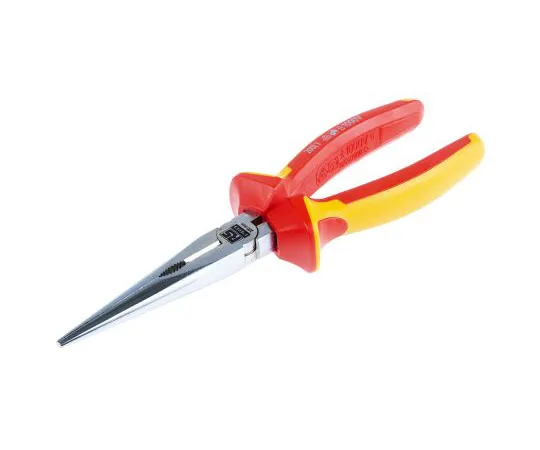 63-6978-97 RS Pro 200 mm Steel Long Nose Pliers With 74mm Jaw Length 125-3073