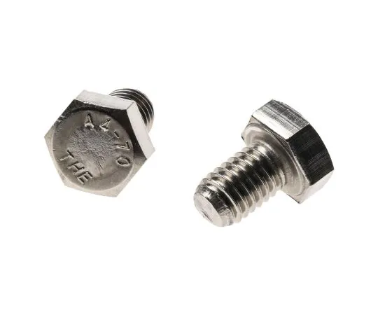 63-6576-43 Plain Stainless Steel Hex, Hex Bolt, M8 x 12mm 190-248