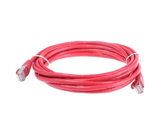 63-6704-02 RS PRO Red PVC Cat5e Cable F/UTP, 3m Male RJ45/Male RJ45 Terminated 557-200