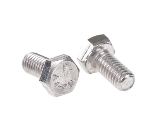 63-6576-34 Plain Stainless Steel Hex, Hex Bolt, M6 x 12mm 190-153