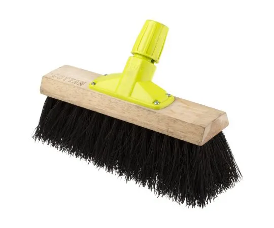 63-6715-61 RS PRO Broom, Red With Bassine, Cane Bristles for Industrial, Yard 674-263