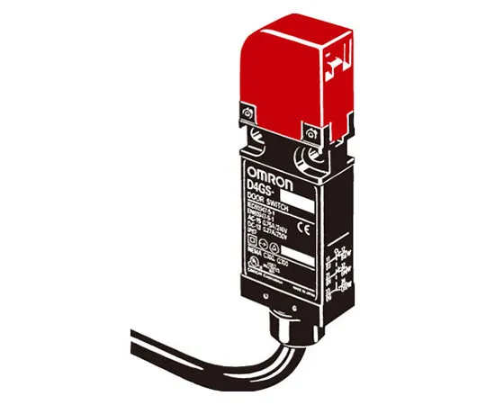 62-4727-21 Slim Type Safety Door Switch (Horizontal Insert) D4GS-N D4GS-N2R