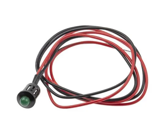 63-6584-45 RS PRO Green Indicator, 12 V dc, 8mm Mounting Hole Size, Lead Wires Termination 207-769