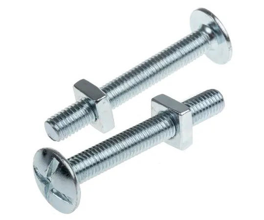 63-6611-28 Bright Zinc Plated Steel Roofing Bolt, M8 x 60mm 277-733