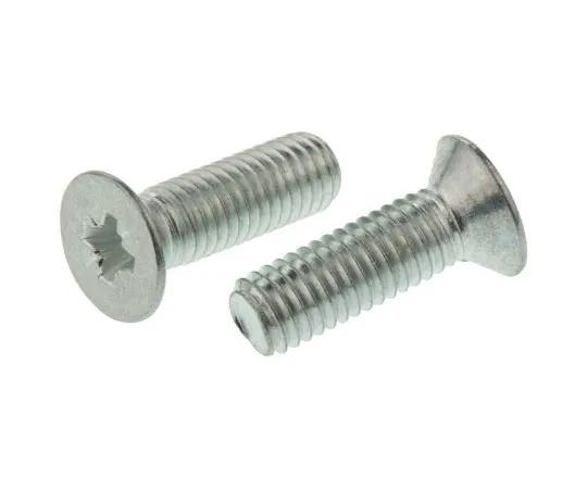 63-6701-83 RS PRO, M5 Countersunk Head, 16mm Steel Pozidriv Bright Zinc Plated 553-475