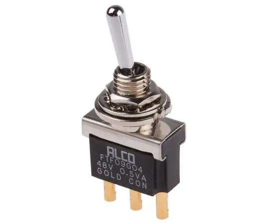 63-7353-75 1P on-(on) gold cont toggle switch,14mA FTF09G04