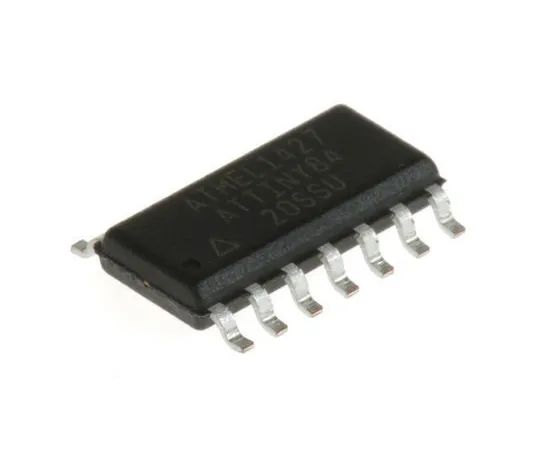 63-7029-30 Microchip, 8bit AVR Microcontroller, 20MHz, 8 kB Flash, 14-Pin SOIC ATTINY84-20SSU
