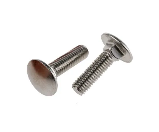 63-6833-58 Plain Stainless Steel Coach Bolt, M8 x 30mm 122-4426