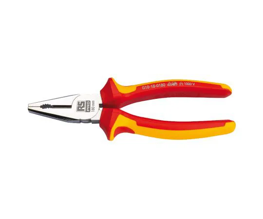 63-6978-90 RS Pro 180 mm Combination PliersYes, Jaw Length: 29mm, Steel 125-3066