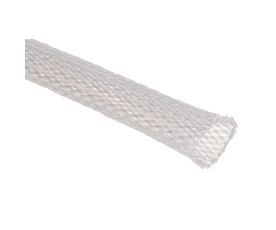 63-6635-20 RS PRO Expandable Braided PET Grey Cable Sleeve, 15mm Diameter, 5m Length 408-249