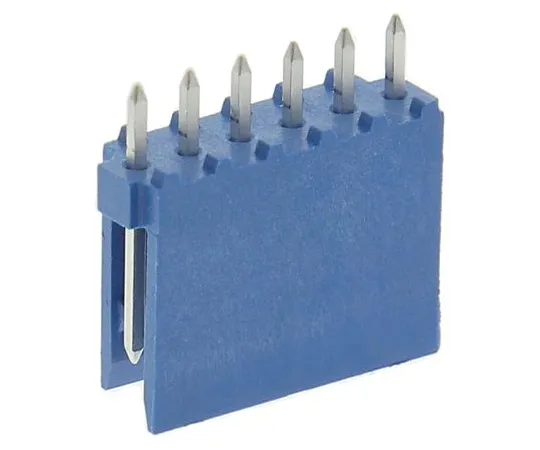 63-6698-40 Header-amplifier module for connecting boards 6 poles 2.54 mm 1 row straight 281695-6
