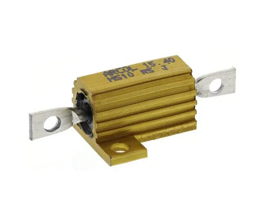 63-7349-07 Arcol HS10 Series Aluminium Ho***d Axial Wire Wound Panel Mount Resistor, 500mΩ ±5% 10W HS10 R5 J