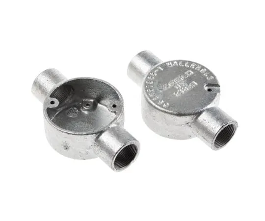 63-6598-47 RS PRO Through Box Cable Conduit Fitting, 25mm nominal size 228-794