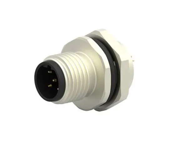 63-7040-93 TE Connectivity M12 Series Panel Mount Connector, 5 contacts Socket T4142012051-000