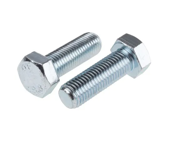 63-6610-10 Clear Passivated, Zinc Steel Hex M20 x 60mm Set Screw 276-342