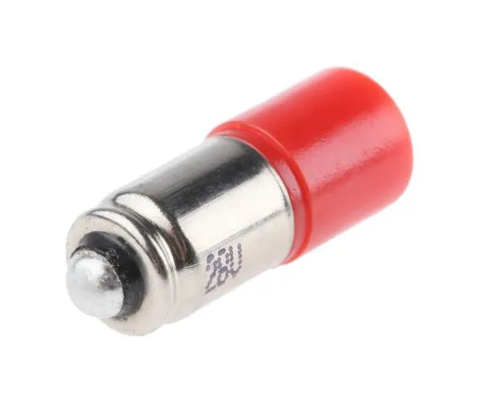 63-6581-41 LED Reflector Bulb, Midget Groove, Red, Single Chip, 6mm dia., 28V ac/dc 203-773