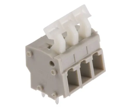 63-6880-75 Substrate Terminal Block 5mm Pitch 1 Row 3 Pole Gray 2834082-2