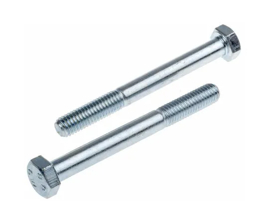 63-6612-14 Clear Passivated, Zinc Steel Hex Bolt, M10 x 90mm 279-745