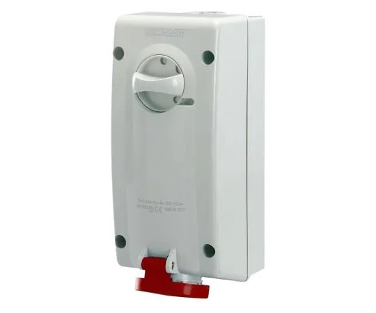 63-6988-08 RS PRO Switchable IP44 Industrial Interlock Socket 3P+N+E, Earthing Position 6h, 32A, 415 V 125-4375