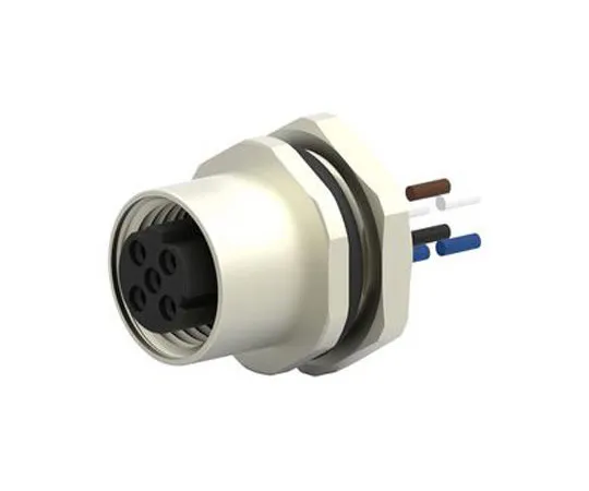 63-7041-47 TE Connectivity, T417 Series, Straight M12 to Unterminated Industrial Automation Cable Assembly, 5 Core 220mm Cable T4171310405-001