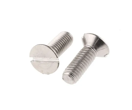 63-6695-50 RS PRO, M4 Countersunk Head, 12mm Stainless Steel Slot A2 304 Plain 527-189