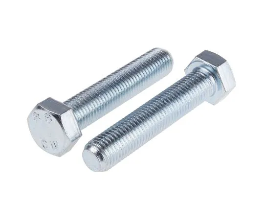 63-6610-07 Clear Passivated, Zinc Steel Hex M16 x 80mm Set Screw 276-314