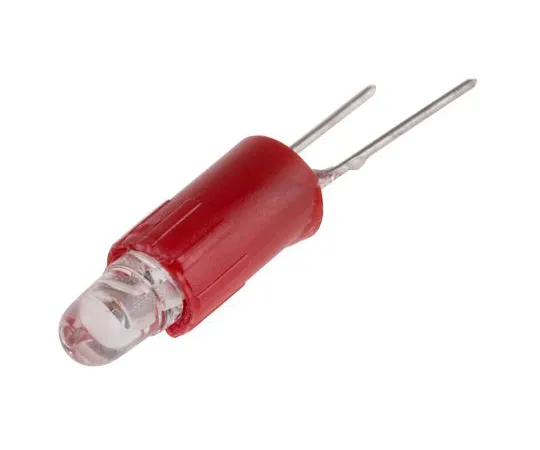 63-6586-96 LED Reflector Bulb, Bi-Pin, Red, Single Chip, 3 mm Lamp, 4.25mm dia., 24V ac/dc 210-816