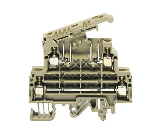 63-6679-04 RS PRO Beige Feed Through Terminal Block, 22 → 12 AWG, 500 V 501-843