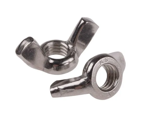 63-6615-56 48mm Plain Stainless Steel Wingnut, M10, A2 304 293-151