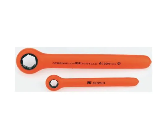 63-7327-31 Sibille Insulated 17 mm Ratchet Ring Spanner, Hexagon MS41RS-17