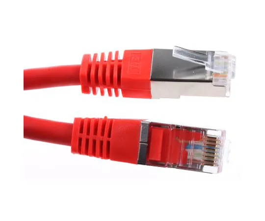 63-6637-42 RS PRO Red Cat6 Cable, S/FTP, Male RJ45/Male RJ45, Terminated, 3m 411-205
