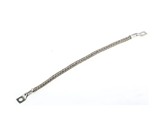 63-6673-84 RS PRO Braided Earth Lead, M5 Stud Size, 16 x 20 x 0.2 mm, 200mm BS EN 13602:2002, BS4109 489-214