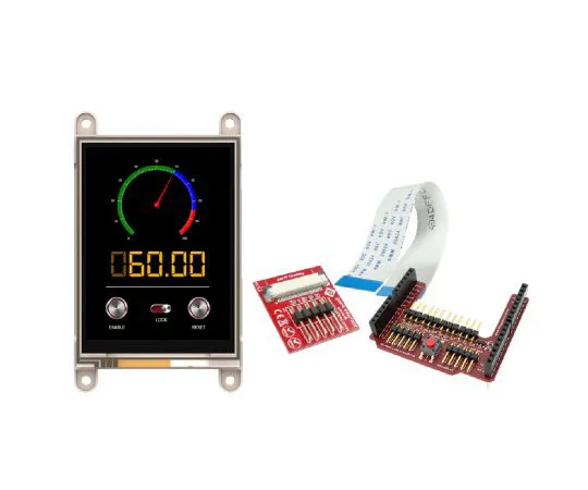 63-6990-57 4D Systems gen4-uLCD-32DT-AR TFT LCD Colour Display / Touch Screen, 3.2in, 240 x 320pixels gen4-uLCD-32DT-AR