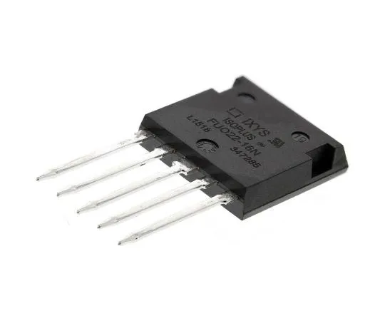 63-7352-02 IXYS FUO22-16N, 3-phase Bridge Rectifier, 28A 1600V, 5-Pin ISOPLUS-I4-PAC FUO22-16N