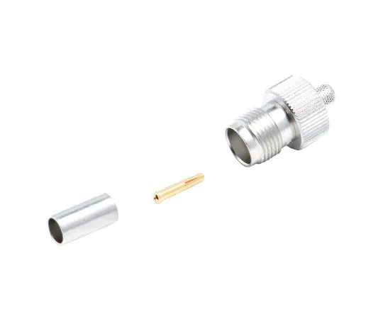 63-7416-68 RS PRO Straight 31.8 x 14.3 mm 50Ω Cable Mount TNC Connector, Crimp Termination, RG58 C/U 193-8029