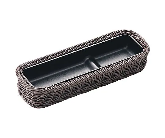 62-6730-15 Resin Cutlery Basket Dark Tea