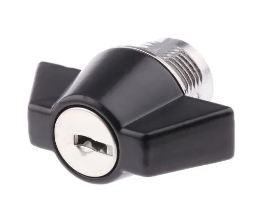 63-7518-58 Euro-Locks a Lowe & Fletcher group ******* Panel to Tongue Depth 16mm Zamak Powder Coated Camlock, Key to unlock F383-01-1 (455E)