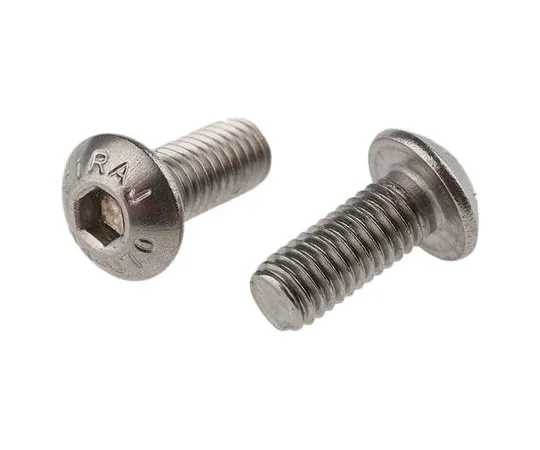 63-7437-99 RS PRO M5 x 12mm Hex Socket Button Screw Plain Stainless Steel 232-8237