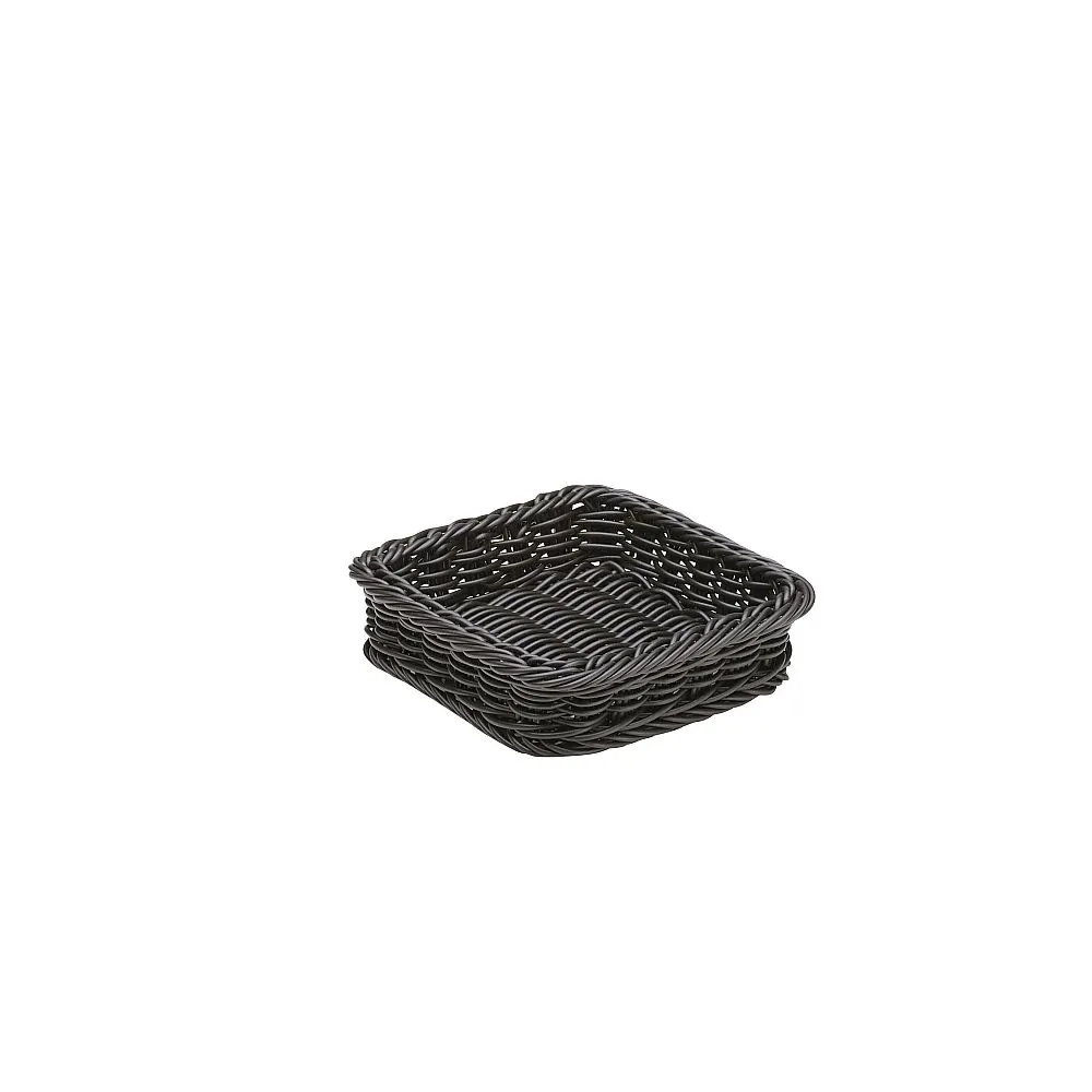 62-6402-72 Resin Futabuchi Display Basket Square Black 91-026B