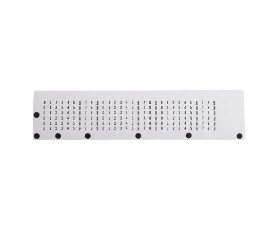 63-7547-70 RS PRO Black Numeric Label, 4mm 445-3868